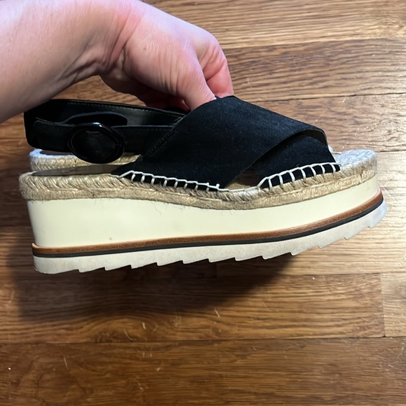 Marc Fisher Glenna Platform Espadrille Slingback Size 6.5 EUC - Picture 6 of 9
